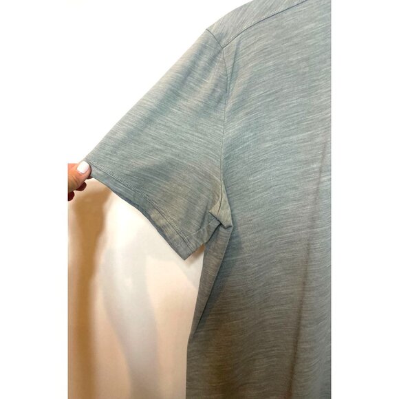 Royal Robbins Straight Fit Gray Polo Shirt Large Mens Short Sleeve Travel - Picture 5 of 6